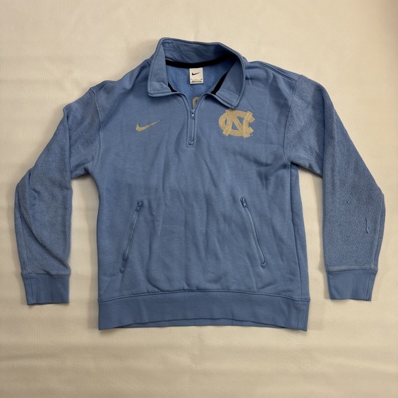 Nike Tops - Nike‎ North Carolina Tar Heels 1/4 Quarter Zip Pullover Light Blue Women's Small